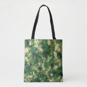 Groen Bruin en Beige Design Tote Bag (Voorkant)