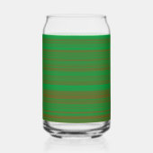 Groen bruin gestreept blikvorm glas (Achterkant)