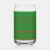 Groen bruin gestreept blikvorm glas (Rechts)