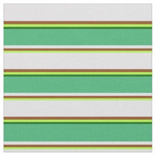 Groen, bruin, lavender, Zee groen en donkergroen Stof