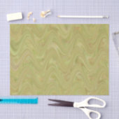 Groen bruin marmerpatroon tissuepapier (Craft)