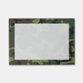 Groen, Bruin, Zwart Camo Camouflage Post-it® Notes