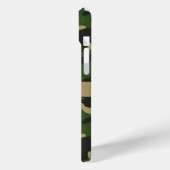 Groen Bruine Camouflage Gepersonaliseerd Case-Mate iPhone Case (Achterkant / Links)