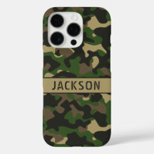 Groen Bruine Camouflage Gepersonaliseerd