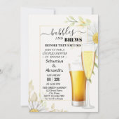 Groen bubbels en brouwt koppels douche kaart (Voorkant)