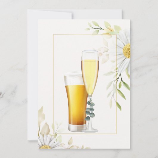 Groen bubbels en brouwt koppels douche kaart (Achterkant)