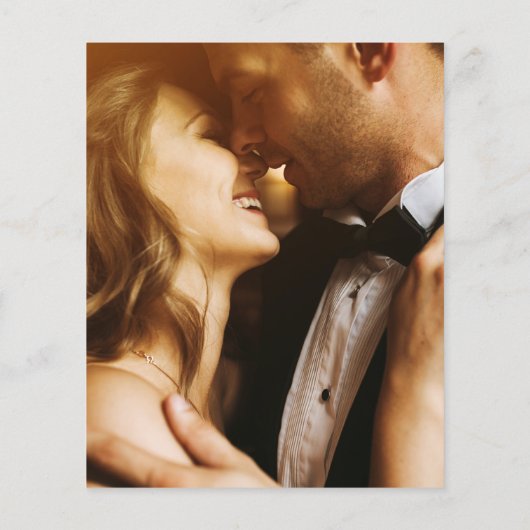 Groen | Budget Land Floral Wreath Wedding Foto (Achterkant)