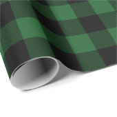 Groen buffel geplakt veiselpapier cadeaupapier (Rol Hoek)