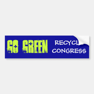 groen bumpersticker