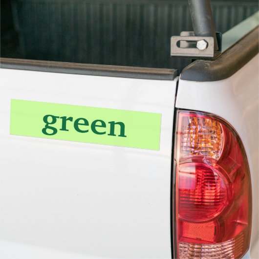 groen bumpersticker (Op Truck)