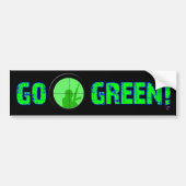 Groen! Bumpersticker (Voorkant)