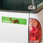 Groen. Bumpersticker (Op Truck)