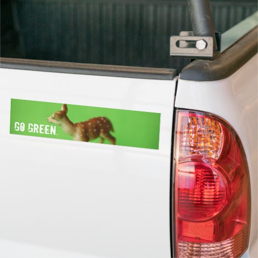 Groen. Bumpersticker (Op Truck)