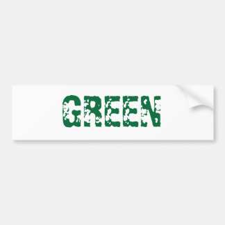 GROEN BUMPERSTICKER