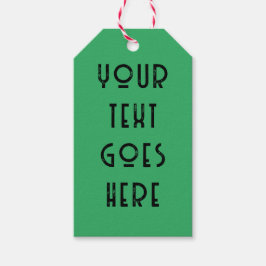 groen cadeau label veranderlijke jouw tekst hier G Cadeaulabel