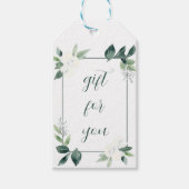 groen cadeaulabel (Voorkant)