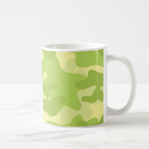 Groen Camo-ontwerp Koffiemok