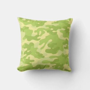 Groen Camo-ontwerp Kussen