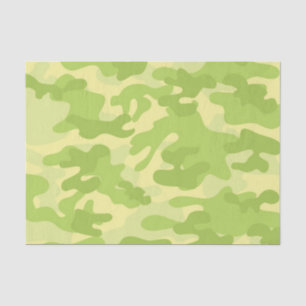 Groen Camo-ontwerp Tissuepapier