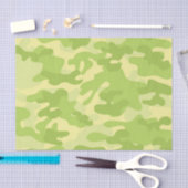 Groen Camo-ontwerp Tissuepapier (Craft)
