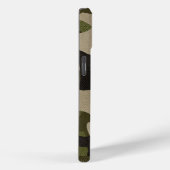 Groen  Camo Realistisch Grunge Effect Case-Mate iPhone Case (Achterkant / Rechts)