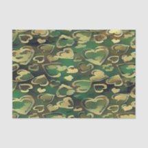 Groen Camoflauge Hart