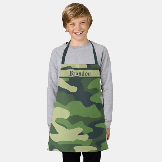 Groen Camouflage Hunter Neutral Pattern Monogram Schort (Gedragen)