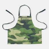 Groen Camouflage Hunter Neutral Pattern Monogram Schort (Voorkant)
