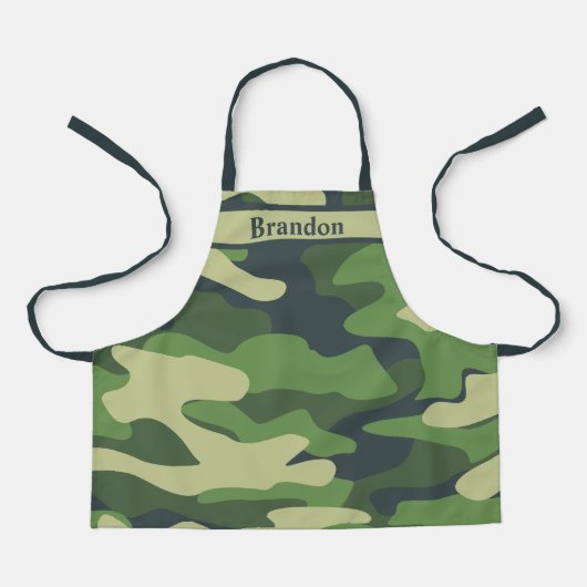 Groen Camouflage Hunter Neutral Pattern Monogram Schort (Voorkant)