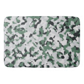 Groen camouflage-patroon badmat (Voorkant)