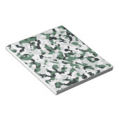 Groen camouflage-patroon notitieblok (Schuin)