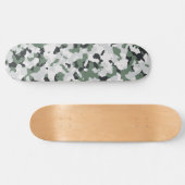 Groen camouflage-patroon persoonlijk skateboard (Horizontaal)