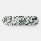 Groen camouflage-patroon persoonlijk skateboard (Horizontaal)