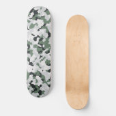 Groen camouflage-patroon persoonlijk skateboard (Voorkant)