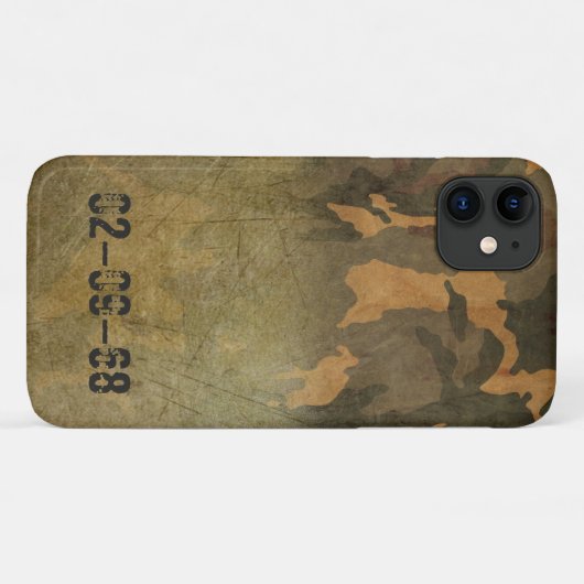 Groen camouflage-patroon  V2.0 Case-Mate iPhone Case (Achterkant (horizontaal))
