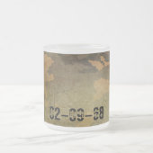 Groen camouflage-patroon  V2.0 Matglas Koffiemok (Center)