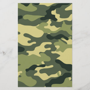 Groen Camouflage Scrapbook-papier