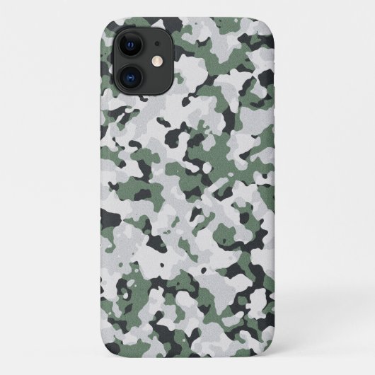 Groen camouflagepatroon Case-Mate iPhone case (Achterkant)