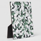 Groen camouflagepatroon fotoplaat (Zijkant)