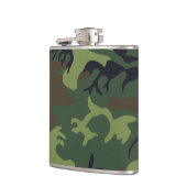 Groen camouflagepatroon heupfles (Links)