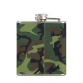 Groen camouflagepatroon heupfles (Achterkant)