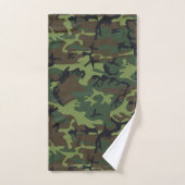 Groen camouflagepatroon, militair patroon, leger bad handdoek (Handdoek)