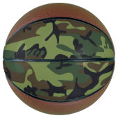 Groen camouflagepatroon, militair patroon, leger basketbal (Voorkant)