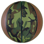 Groen camouflagepatroon, militair patroon, leger basketbal (Verticaal)
