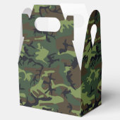 Groen camouflagepatroon, militair patroon, leger bedankdoosjes (Geopend)