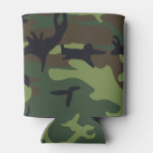 Groen camouflagepatroon, militair patroon, leger blikjeskoeler (Achterkant)