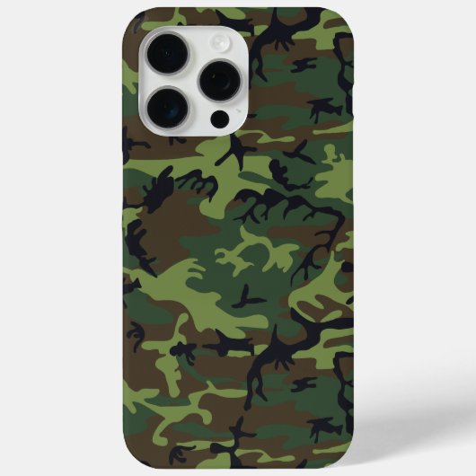 Groen camouflagepatroon, militair patroon, leger Case-Mate iPhone case (Achterkant)
