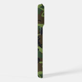 Groen camouflagepatroon, militair patroon, leger iPhone hoesje (Rechterkant)