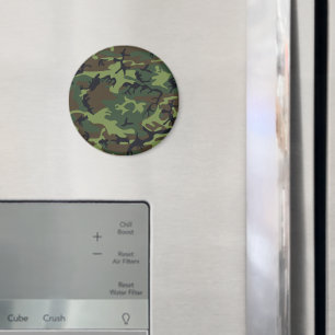 Groen camouflagepatroon, militair patroon, leger magneet