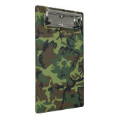 Groen camouflagepatroon, militair patroon, leger mini klembord (Schuin)